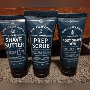 Dr Carvers Men's 3 Piece Shaving Set 1 FL OZ Each